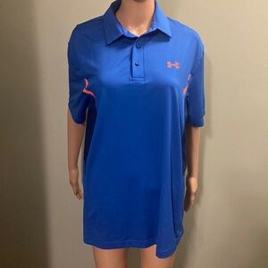 Blue Under Armour golf polo size medium!